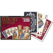 Gibsons Piatnik spelkort - Luxury Poker Size, dubbel kortlek