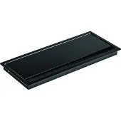 Bachmann CONI COVER long - Skydd till uttag för nedsänkt montering - svart, RAL 9005