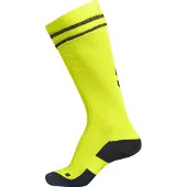 Hummel Fotbollsstrumpor Element - Neongul/Mörkgrå, storlek 46-48