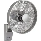 CasaFan AIROS ECO DESIGN WALL TS väggfläkt 45 W (Ø x H) 404 cm x 540 mm titansilver med fjärrkontroll, timer