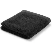 BOSS Black cotton face cloth with embroidered logo