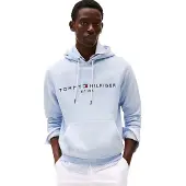 Tommy Hilfiger Logo Fleece Drawstring Hoody
