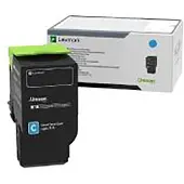 Lexmark Tonerkassett cyan, 5000 sidor