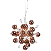 Näve Hänglampa Explosion, dimbar, Koppar, Vardagsrum / matsal, Metall, Design, Pendellampa