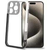 Celly Bumper iPhone 16 Pro Svart/Vit