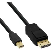 InLine DisplayPort Mini - DisplayPort cable 1m black (17131S)