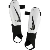 Nike Benskydd Charge - Vit/svart, storlek Small/140-150cm