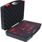 Ks Tools 1/4 hylsnyckelsats med isolerade verktyg, 22-delars NEW-46695
