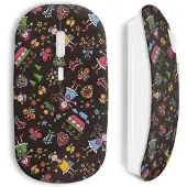CAPACHEAP Souris Sans Fil Fleurs poupée