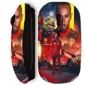 MANIACASE Souris sans fil noir Lewis Hamilton Scuderia Ferrari F1 officiel