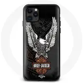 CAPACHEAP Skal - Maniacase - Iphone 12 Pro Max - Svart - Mjukt - Harley Davidson svart