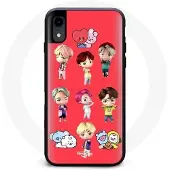 CAPACHEAP Coque pour Iphone X BTS TinyTAN Animation BT21 Affiche