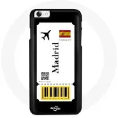 CAPACHEAP Coque Iphone 8 Billet d'avion Madrid