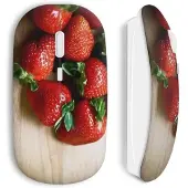 CAPACHEAP Souris Sans Fil Fraises fruits