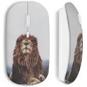 MANIACASE Souris sans Fil Lion vintage
