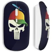 CAPACHEAP Souris sans Fil Tête de mort Yeah