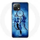 MANIACASE Coque pour Xiaomi Mi 11 Lite Attrape rêve bleu blå