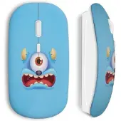 CAPACHEAP Souris Sans Fil Blue Monster