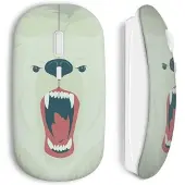 MANIACASE Souris Sans Fil Ourson Blanc