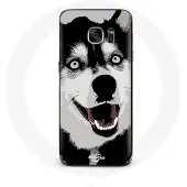 MANIACASE Coque Samsung Galaxy S7 Husky de Sibérie Yeux Bleus