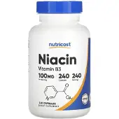 Nutricost , Niacin, 100 mg, 240 kapslar
