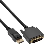 InLine DisplayPort - DVI-D cable 1.5m black (17114)