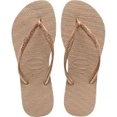 Havaianas - Sandaler och flip-flops dam - Slim Rose Gold för Unisex - Storlek 37 - 38 - Rosa