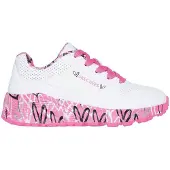 SKECHERS Sneakers UNO LITE - LOVELY LUV flickor - Vit - 34