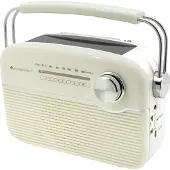 Soundmaster Batteridriven radio TR480BE FM Solcellspanel Beige
