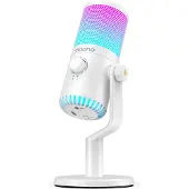 MAONO Mikrofon Mikrofon Gamingowy DM30RGB (biały)