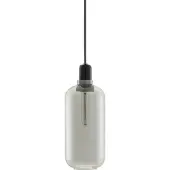 Normann Copenhagen Amp Pendel Stor Smoke/ Marmor - Pendellampor Glas Svart