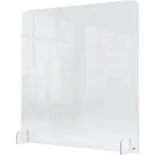 Nobo Genomskinlig Akryl Skyddande Skärm för Kassan 700x850mm, Transparent, Akryl, 700 mm, 850 mm