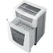 Leitz IQ Office Pro P5 Dokumentförstörare Partikelsnitt 2 x 15 mm 30 l Antal sidor (max.): 15 ark Säkerhetsklass 5 Strimlar också Häftklamrar, Gem