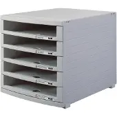 HAN CONTUR 1505-0-11 Byrålådebox Ljusgrå DIN A4 , DIN B4 , DIN C4 Antal lådor: 5