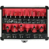 YATO Fräs borrset YT-68007; 6 mm; 15 st.