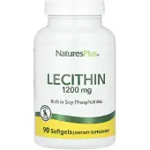 Natures Plus - Lecitin, 1200 mg, 90 Mjuka kapslar