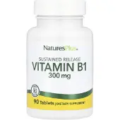 NaturesPlus , Vitamin B1, 300 mg, 90 Tabletter