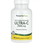 NaturesPlus Ultra-C, 2 000 mg, 90 tabletter