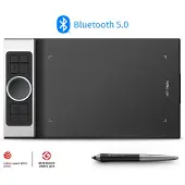 XP-Pen Deco Pro Series SW - Digitaliserare - 22.9 x 12.7 cm - elektromagnetisk - 8 knappar - trådlös, kabelansluten - USB-C, Bluetooth 5.0