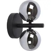 Lucide Vägglampa Tycho, dimbar, Svart, Vardagsrum / matsal, Glas, Modern, Vägglampa, vägglampa inomhus