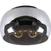 Lucide Taklampa Olivia, dimbar, Aluminium / grå / zink, Vardagsrum / matsal, Glas, Taklampa