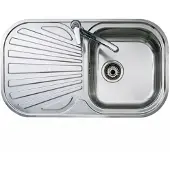 Teka Stylo 1c 1e Rectangular Vask Med Avrinningsyta