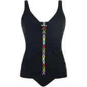 Sunflair Tankini ljusblå / äpple / lila / svart