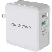 RealPower Realp-306837 Usb-a-och Usb-c-väggladdare