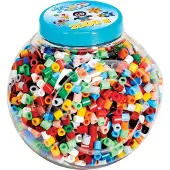 Hama Maxi Pärlor - 2000 st. - I Stapelbar hink - - One Size - Pärlor
