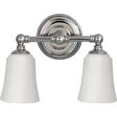 FEISS Vägglampa Huguenot Lake, Förkromad / silver, Badrum, Glas, Modern, Vägglampa, sänglampa, sänglampa vägg