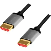 Ginza.se LogiLink: HDMI-kabel HDMI 2.1 8K/60Hz 4K/120Hz 1m Aluminium