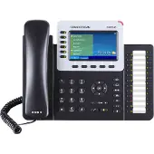 Grandstream Networks Grandstream GXP2160 Enterprise IP Phone - VoIP-telefon - 5-vägs samtalsförmåg - SIP, RTCP, RTP, SRTP - 6 linjer