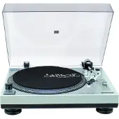 Omnitronic BD-1350, Remdriven DJ-skivtallrik, 33 1/3,45 RPM, -10 - 10%, 0,24%, Manuell, 50 dB