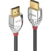 Lindy HDMI Anslutningskabel HDMI-A-kontakt, HDMI-A-kontakt 5.00 m Grå 37874 4K UHD HDMI-kabel